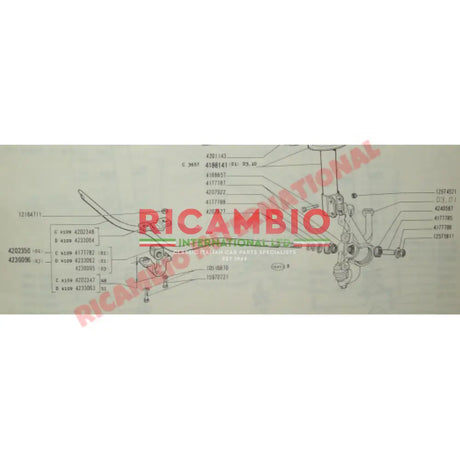 Front Inner Stabiliser Bracket - Fiat 127 128 A112 - Suspension
