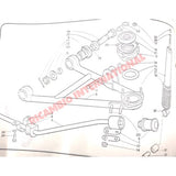 Front Inner Upper/Lower Suspension Arm Bush Kit (2) - Lancia Fulvia - Suspension