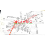 Front Leaf Spring Centre Bump Stop - Classic Fiat 500,126 Autobianchi Bianchina - Suspension Parts