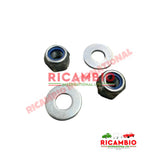 Front Leaf Spring Nut & Washer (2) - Classic Fiat 500 126 600 850 Bianchina - Suspension Parts