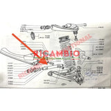 Front Lower Wishbone Link & Bush Assembly - Fiat 124 - Suspension Parts