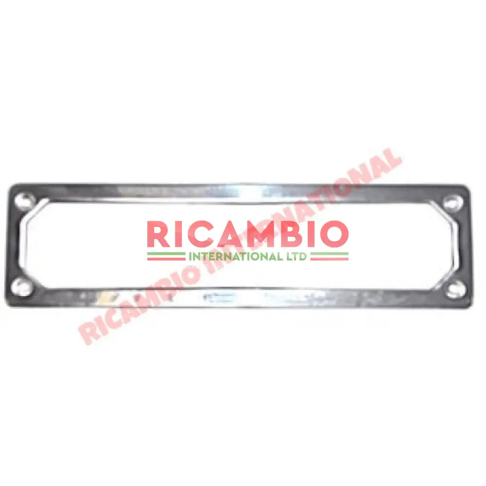 Front Number Plate Frame & Fittings (Chrome) - Classic Fiat 500 126 - Special Offers & Discounts