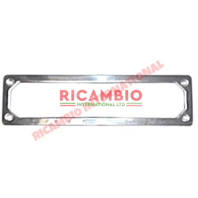 Front Number Plate Frame & Fittings (Chrome) - Classic Fiat 500 126 - Special Offers & Discounts