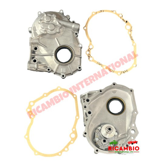 Front Oil Pump/Timing Chain Cover & Gasket - Classic Fiat 500 126 - Engine & Mountings