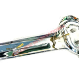 Front Polished Chrome Fiat Badge & Fittings - Classic Fiat 500 - Badges and Emblems