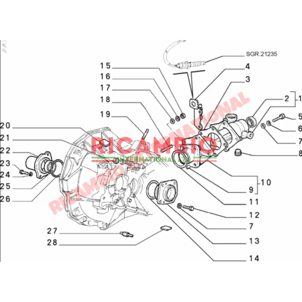 Front Prop Shaft Oil Seal - Classic Fiat Panda - Gaskets and Seals