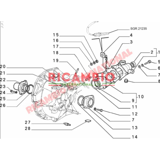 Front Prop Shaft Oil Seal - Classic Fiat Panda - Gaskets and Seals