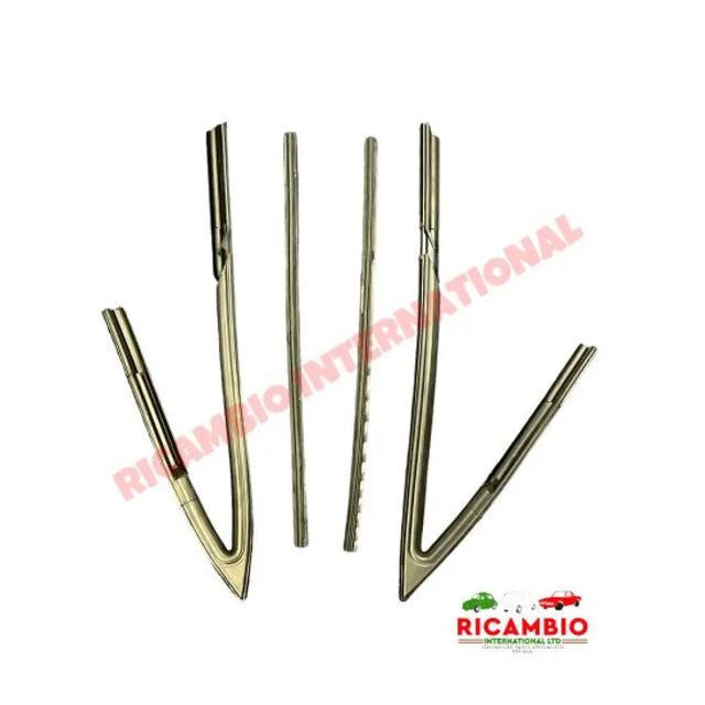 Front Quarter Light Window Rubber Seal Kit - Fiat 850 Sports Coupe - Gaskets - Seals - Grommets and Rubber Parts