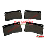 Front/Rear Brake Pads - Fiat Abarth 750 850 1000 Monomille 1300GT 1600 Coupè e 2000 GT - Brake Parts & Components