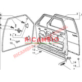 Front Rear Door Seal - Fiat Croma Lancia Thema - Gaskets and Seals