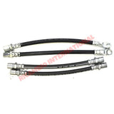 Front & Rear Flexible Brake Hose Kit - Classic Fiat 500,126 - Brakes & Associated Items