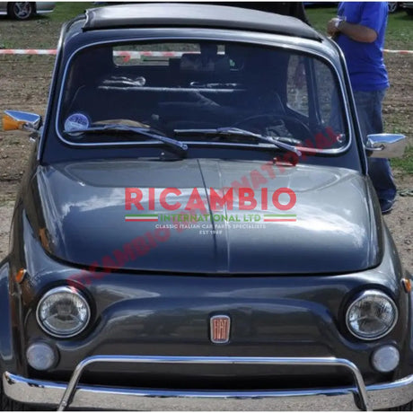 Front & Rear Screen Chrome Insert Trim/Bead (1 metre) - Classic Fiat 500 126 850 - Window Seals & Associated Parts