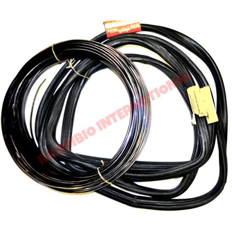 Front & Rear Screen Seal Kit (inc Chrome Insert) - Fiat 126 - Windows & Seals
