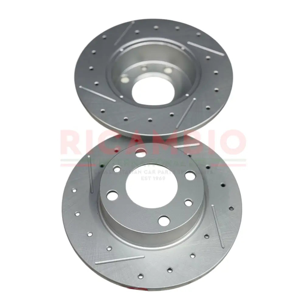 Front/Rear VENTED Brake Disc Kit (2) - Fiat – Ricambio International Ltd
