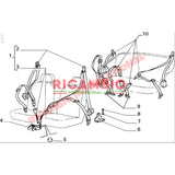 Front Seat Belt Buckle Support Bracket - Lancia Delta Integrale,Evolution - Lancia Delta Integrale