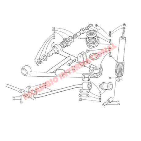 Front Shock Absorber - Lancia Fulvia - Suspension