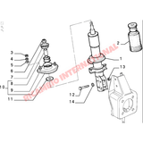 Front Shock Absorber Rubber Bump Stop - Classic Fiat Panda - Suspension and Related Parts