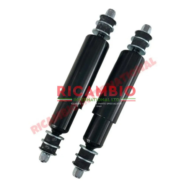Front Shock Absorbers & Bushes Kit (2) - Classic Fiat 500 & 126 - Suspension Parts