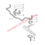Front Stabiliser Anti Roll Bar Bracket - Fiat Cinquecento Seicento - Steering - Shaft & Suspension