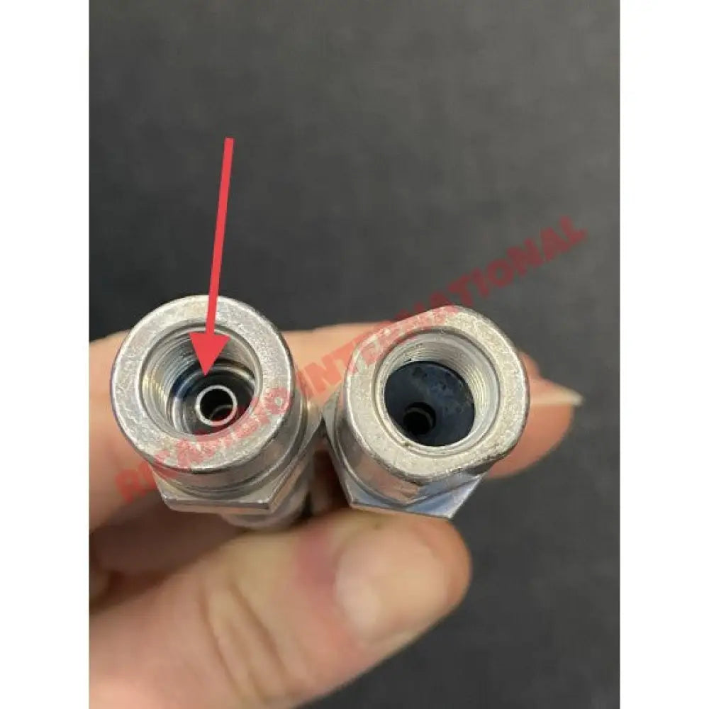 Front Stainless Steel Braided Brake Hoses & Washers - Classic Fiat 500 N/D/F early models (up to 1967) - Uprated Brake