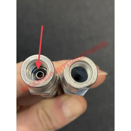 Front Stainless Steel Braided Brake Hoses & Washers - Classic Fiat 500 N/D/F early models (up to 1967) - Uprated Brake