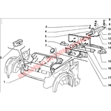 Front Strengthening Brace - Fiat 126 - Body Parts