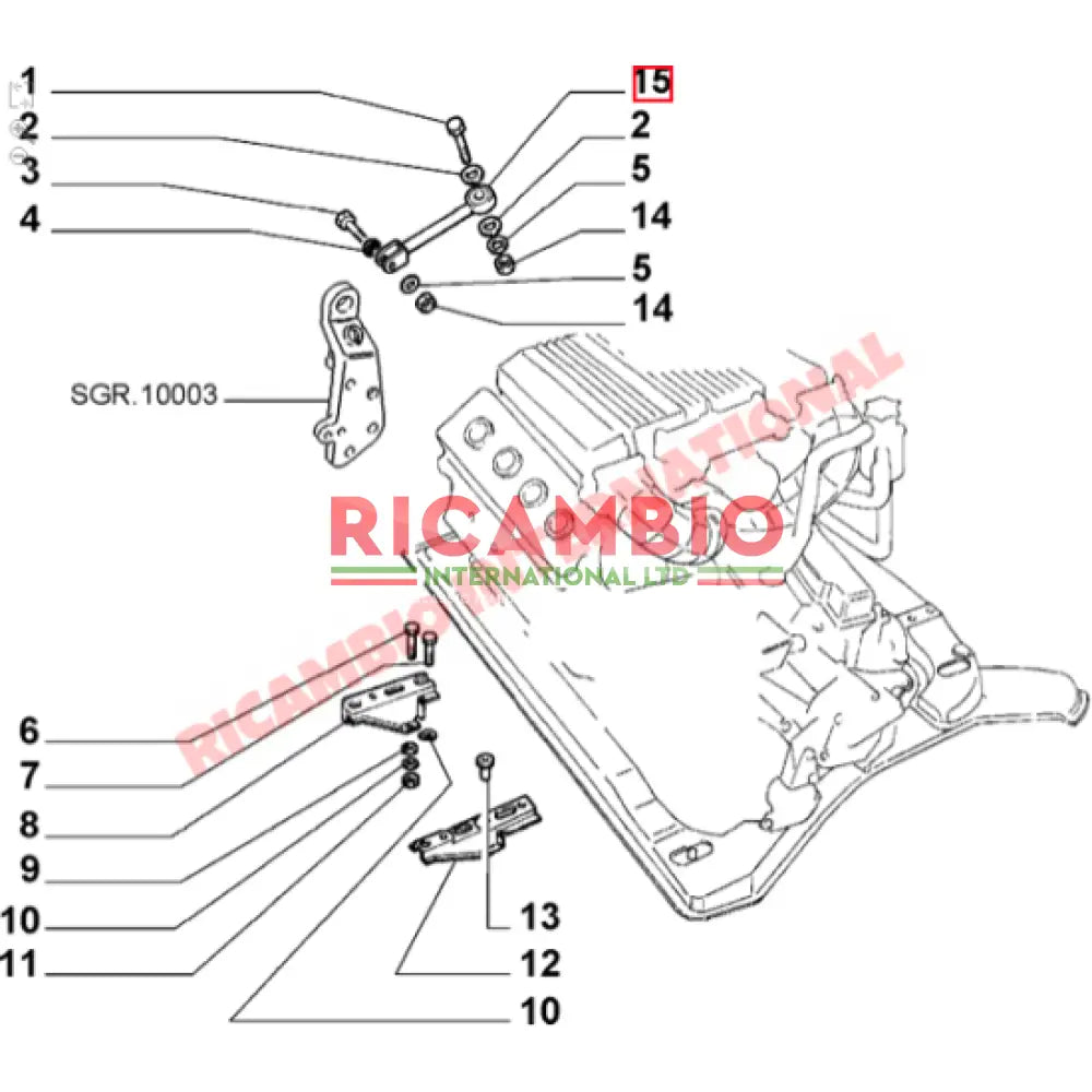 Front Subframe Suspension Rod - Fiat Croma & Lancia Thema - Suspension and Steering