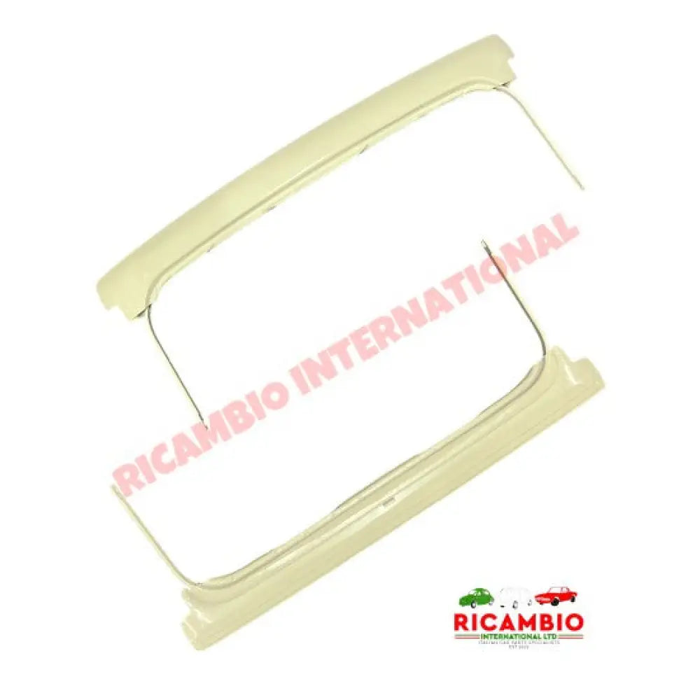 Front Sunroof Bar IVORY - Classic Fiat 500 F/L/R - Sunroof Fittings and Associated Parts