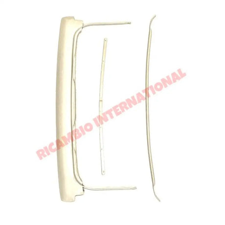 Front Sunroof Bar Kit (IVORY) - Classic Fiat 500 - Sunroof & Associated Items