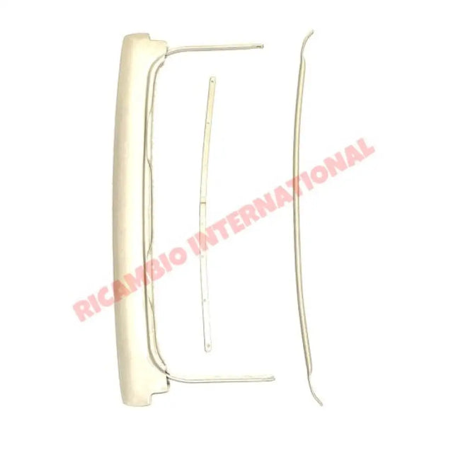 Front Sunroof Bar Kit (IVORY) - Classic Fiat 500 - Sunroof & Associated Items