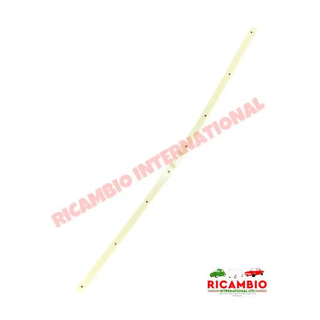 Front Sunroof Fixing Bar & Fitting Kit IVORY - Classic Fiat 500 F/L/R - Sunroof & Associated Items