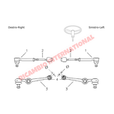 Front Suspension Arm (8mm BOLT) - Fiat 128 Autobianchi A112 - Suspension