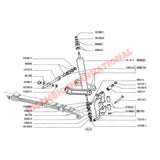 Front Suspension Arm/Wishbone Spacer - Classic Fiat 500 126 600 - Suspension Parts