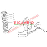 Front Suspension Ball Joint & Bracket - Classic Fiat Panda Lancia Y10 - Suspension and Related Parts