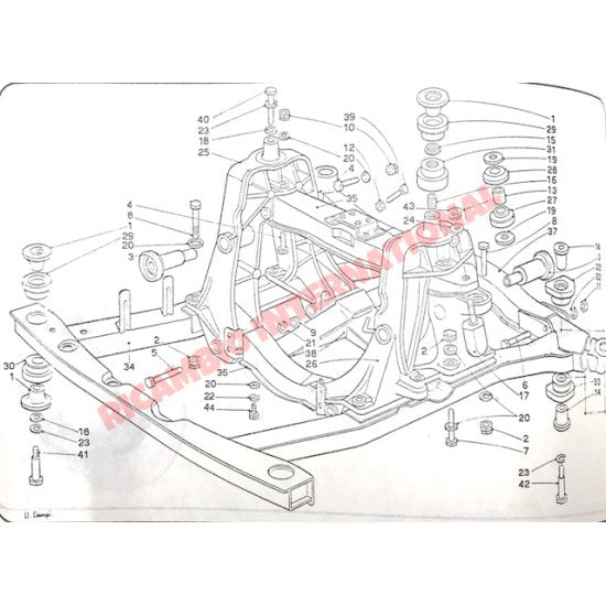 Front Suspension Bump Stop - Lancia Fulvia S1 Flavia - Lancia Fulvia