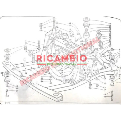 Front Suspension Bump Stop - Lancia Fulvia S1 Flavia - Lancia Fulvia
