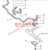 Front Suspension Support Plate - Fiat Cinquecento,Seicento - Steering - Shaft & Suspension