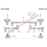 Front Top Ball Joint - Fiat 124 125 - Steering