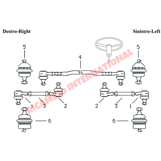 Front Top Ball Joint - Lancia Fulvia - Suspension