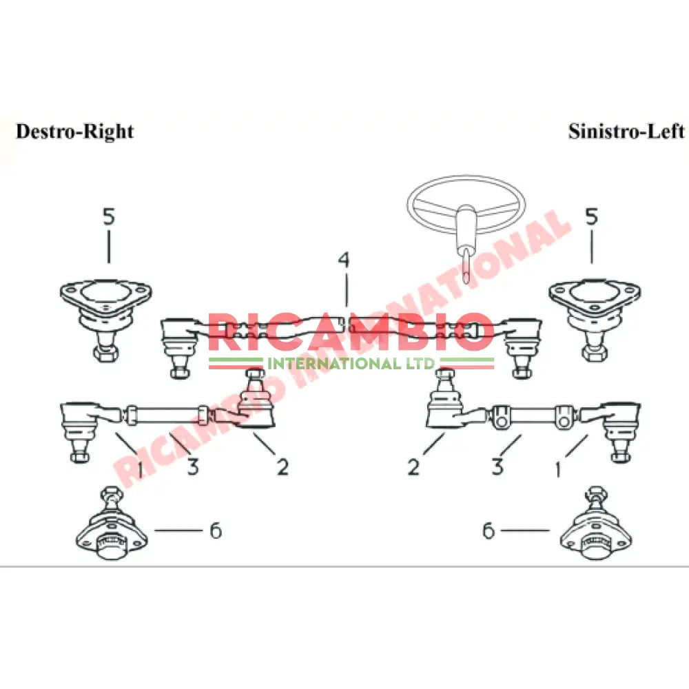 Front Top Ball Joint - Lancia Fulvia - Suspension
