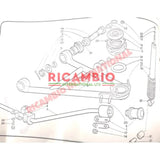 Front Top/Upper Suspension Modification Kit - Lancia Fulvia - Suspension