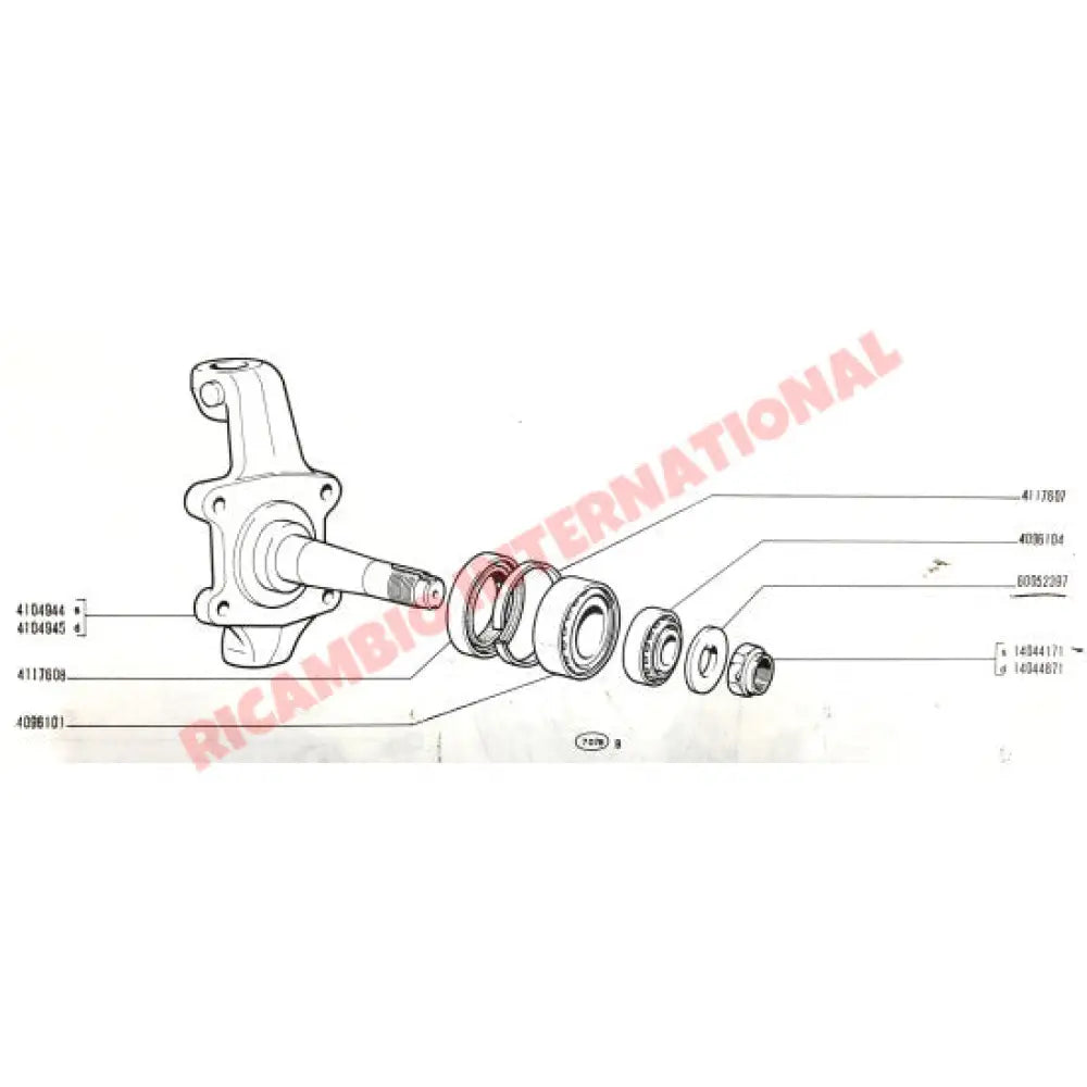 Front Wheel Bearing Kit - Fiat 124 - Suspension Parts