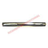 Front & Rear Screen Chrome Insert Trim/Bead (1 metre) - Classic Fiat 500 126 850 - Window Seals & Associated Parts
