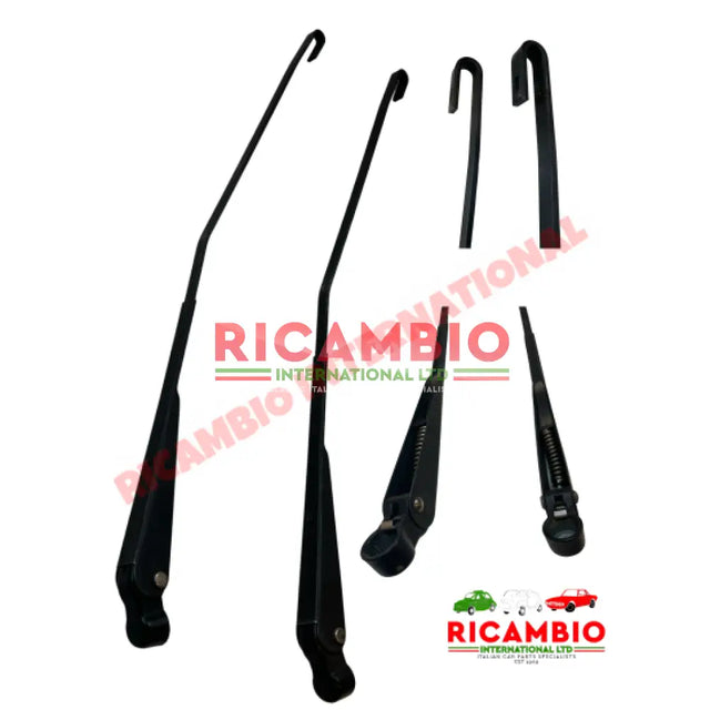 Front Wiper Arm (2) RHD - Fiat & Lancia Assorted - Push-on Spindle Wiper Arms