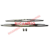 Front Wiper Blade Kit (with Spoiler) - Fiat Punto MK1 - Wiper Blades
