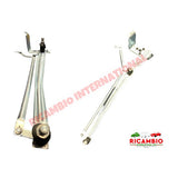 Front Wiper Linkage (LHD) - Fiat 124 - Wiper - Washer & Associated Parts