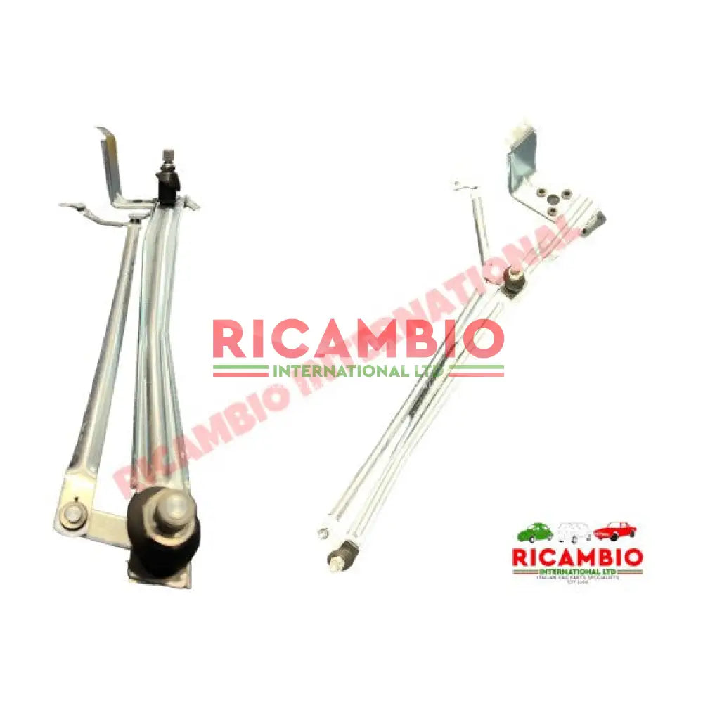 Front Wiper Linkage (LHD) - Fiat 124 - Wiper - Washer & Associated Parts