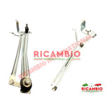 Front Wiper Linkage (LHD) - Fiat 124 - Wiper - Washer & Associated Parts