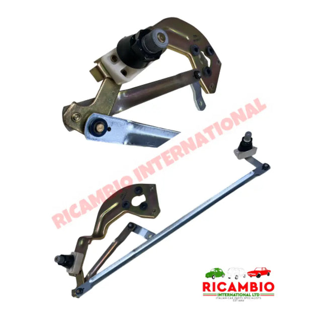 Front Wiper Linkage LHD - Fiat 128 Coupe,3P - Wiper - Washer & Associated Parts