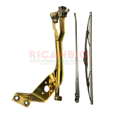 Front Wiper Linkage,Wiper Arm & Blade Kit (LHD) - Classic Fiat Panda - Wiper & Associated Items